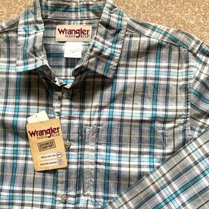 Mens Wrangler Comfort Stretch Shirt – L